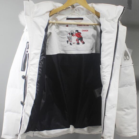 Scissor Hooded Plush Down Jacket - Picture 3 of 8